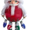 Kurt Adler 12.25-inch Red With Christmas Lights Nutcracker