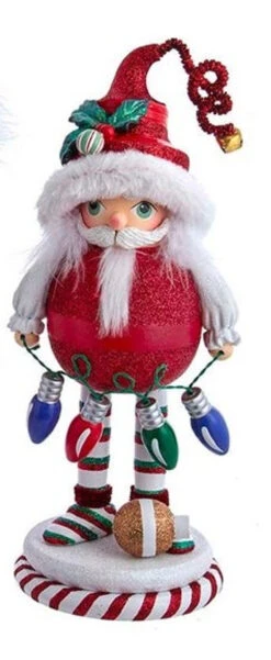 Kurt Adler 12.25-inch Red With Christmas Lights Nutcracker