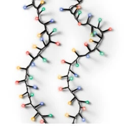 Lumineo 120 LED Multi Color Cherry Lights Black Wire 11 Lumineo 120 LED Multi Color Cherry Lights Black Wire -Holiday Supplies 070314 White background 52443.1668958994