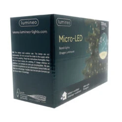 Lumineo 320 Micro-LED Warm White Lights Silver Wire -Holiday Supplies 070395 30725.1668959485