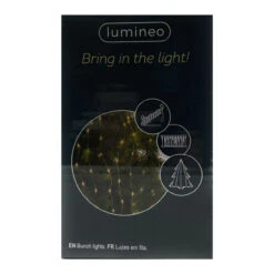 Lumineo 320 Micro-LED Warm White Lights Silver Wire -Holiday Supplies 070935 47466.1668959482
