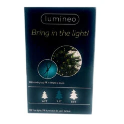 Lumineo Christmas Tree Micro LED Warm White Lights On Green Wire Easy Hang Loop For 7ft Tree -Holiday Supplies 070965 side finished 58179.1668372001