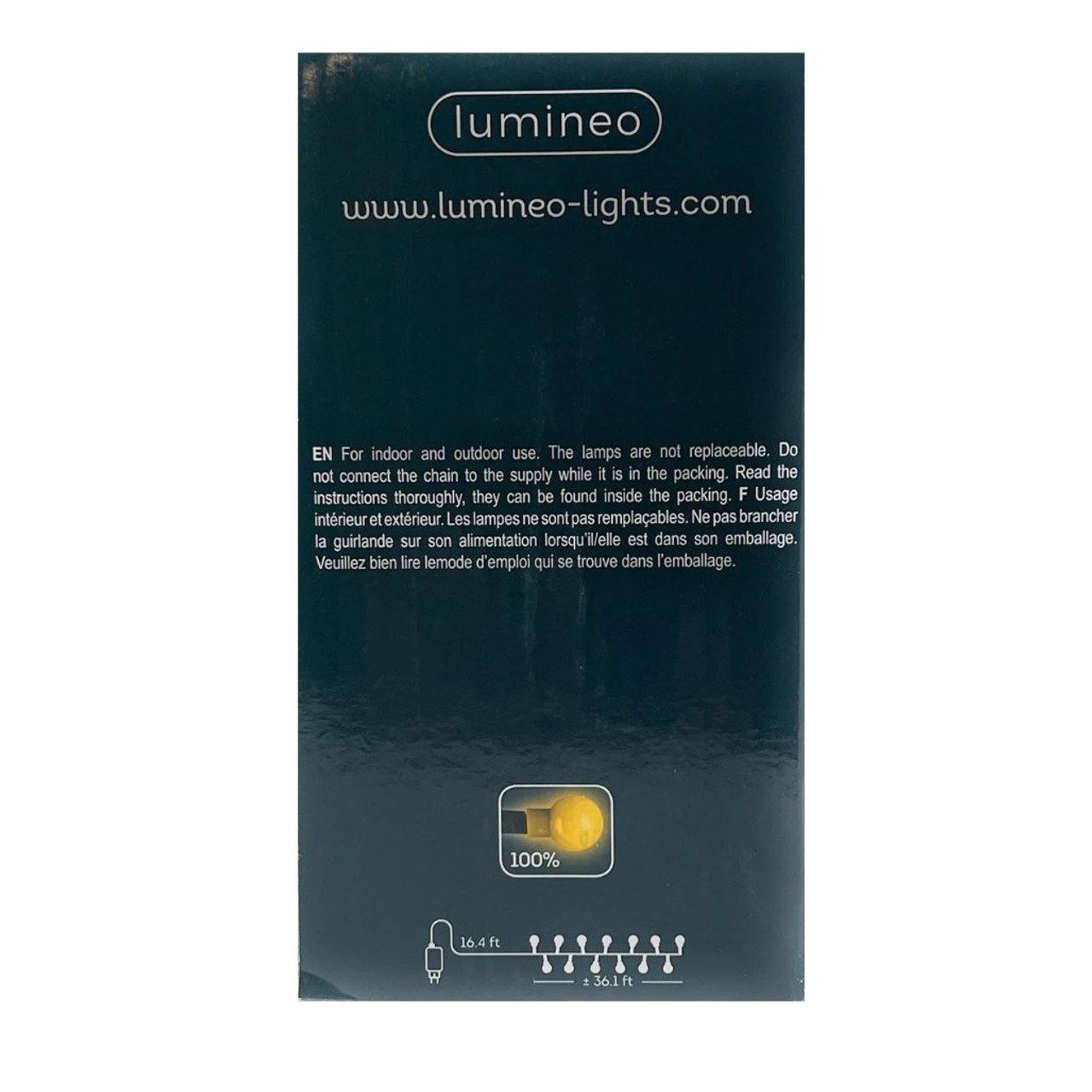 Lumineo 500 LED Color Cherry Compact Twinkle Lights Black Wire 5 Lumineo 500 LED Color Cherry Compact Twinkle Lights Black Wire - Image 3