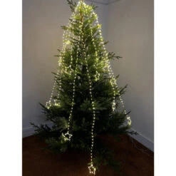 Lumineo Easy Loop System Warm White Micro Wire Silver Star Lights 12 Lumineo Easy Loop System Warm White Micro Wire Silver Star Lights -Holiday Supplies 073370 648 LED Warm White Silver Star Lights tree 90527.1667565915