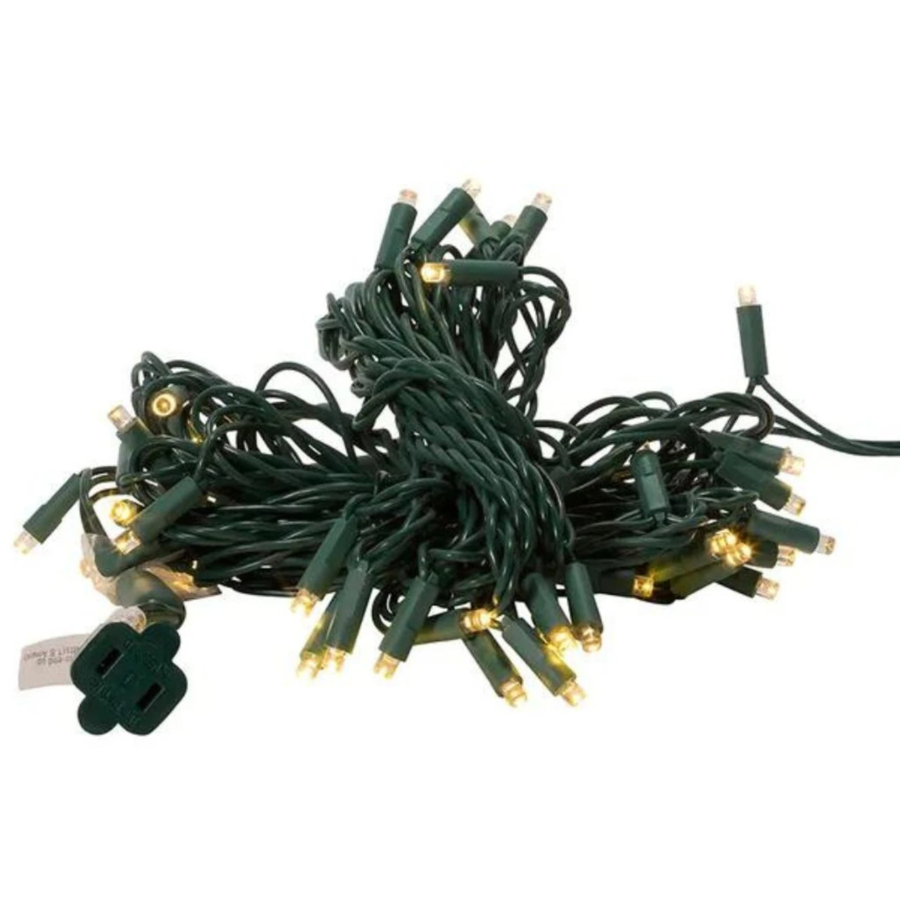 Kurt Adler 50 LED 5MM Wide Angle Warm White Lights Green Wire 5 Kurt Adler 50 LED 5MM Wide Angle Warm White Lights Green Wire - Image 3