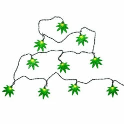 Kurt Adler 10-Light Cannabis Light Set 7 Kurt Adler 10-Light Cannabis Light Set -Holiday Supplies 074330 Kurt Adler 10 Light Cannabis Light Set set 97214.1650646987