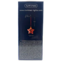 Lumineo Micro LED Red Glass Star -Holiday Supplies 076308 Micro LED Red Glass Star Side 2 44587.1668441164