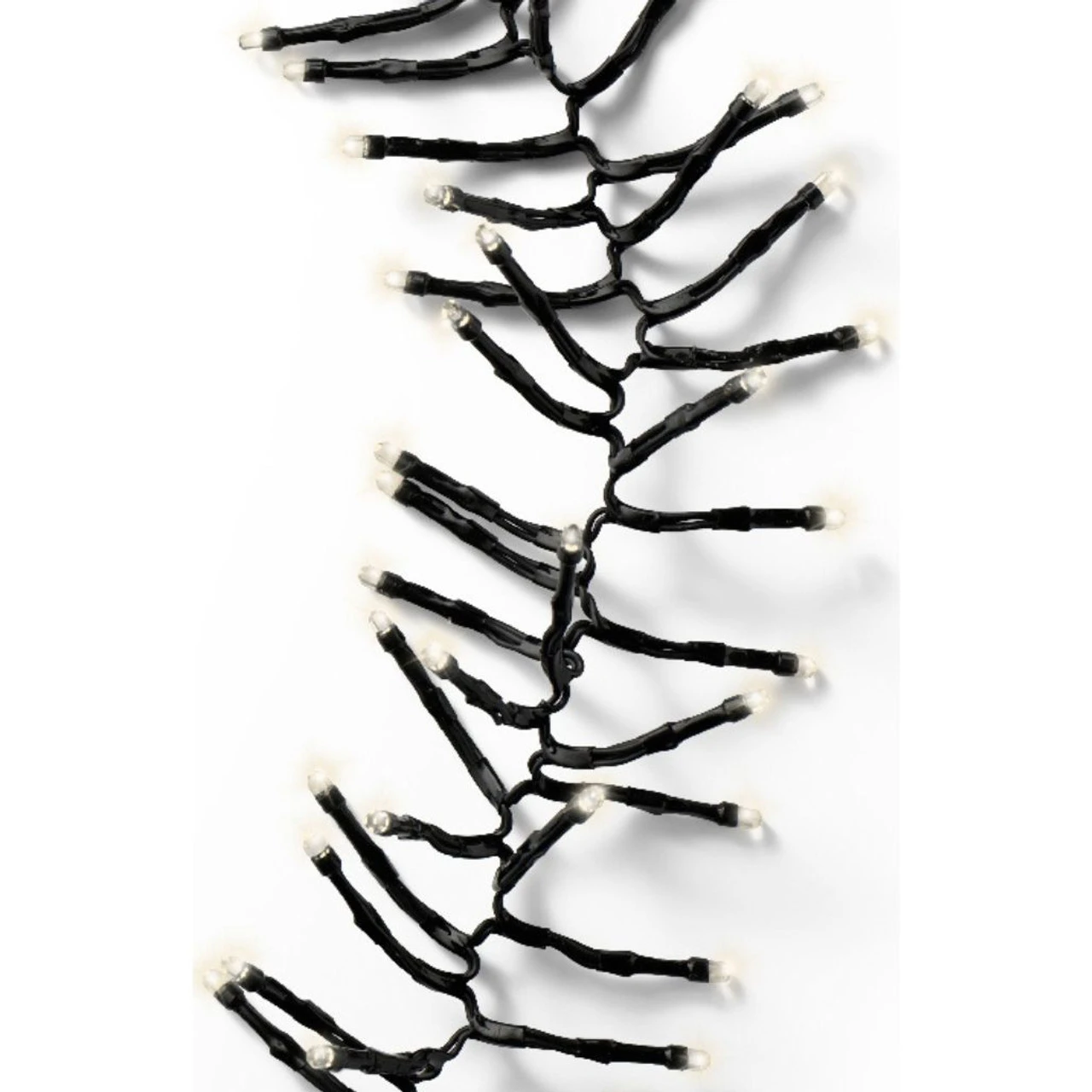 Lumineo 192 LED Battery Operated Warm White Twinkle Cluster Lights Black Wire 4 Lumineo 192 LED Battery Operated Warm White Twinkle Cluster Lights Black Wire - Image 2