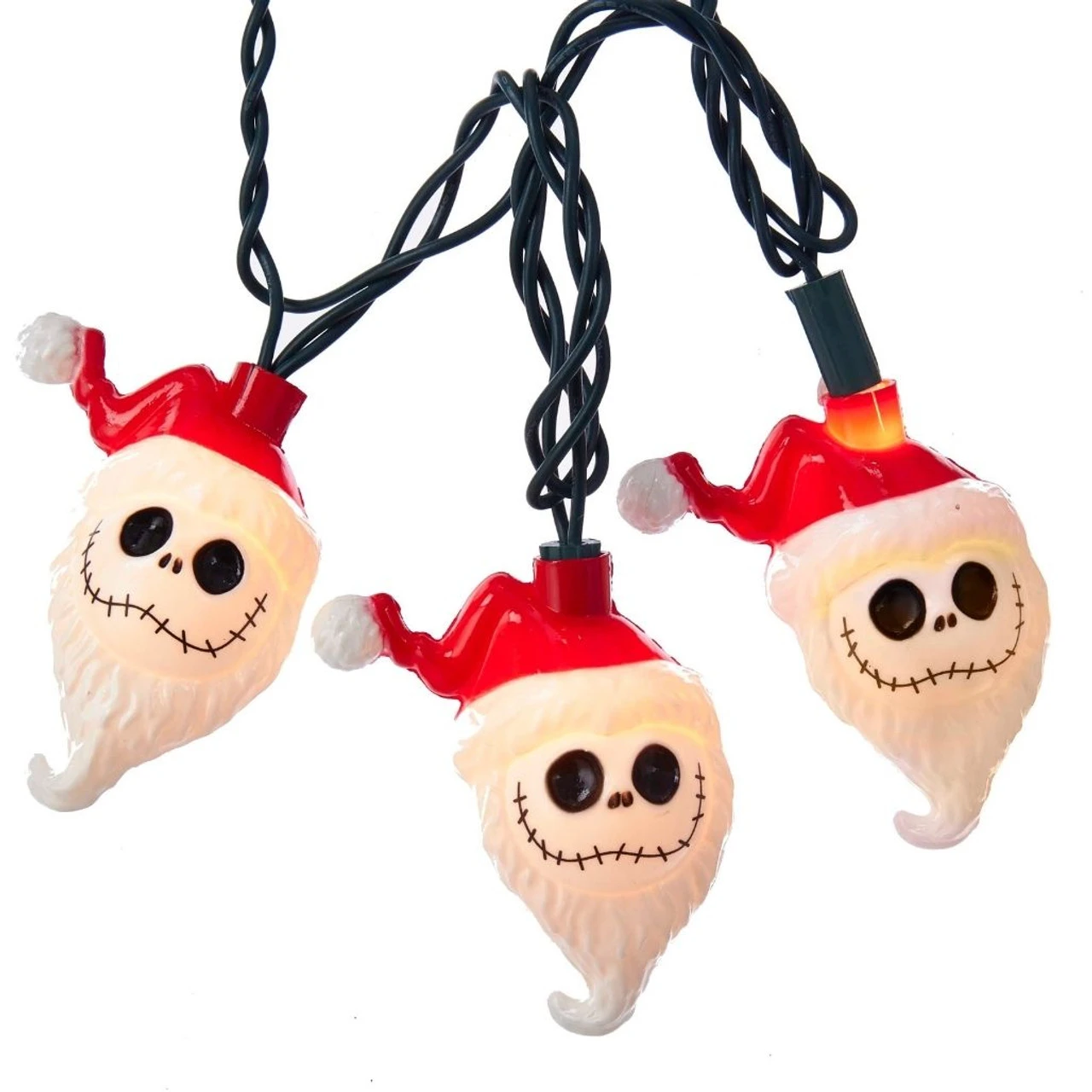 Kurt Adler Nightmare Before Christmas Santa Jack Light Set