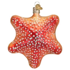 Old World Christmas - Red Starfish Ornament