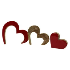 Deco Heart Wood Figurine -Holiday Supplies 121480 Deco Heart Wood Figurine split 85120.1675784606