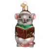 Old World Christmas - Grey Caroling Mouse Ornament -Holiday Supplies 122 Untitled design 62795.1649423749