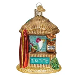 Old World Christmas - Tiki Hut Ornament