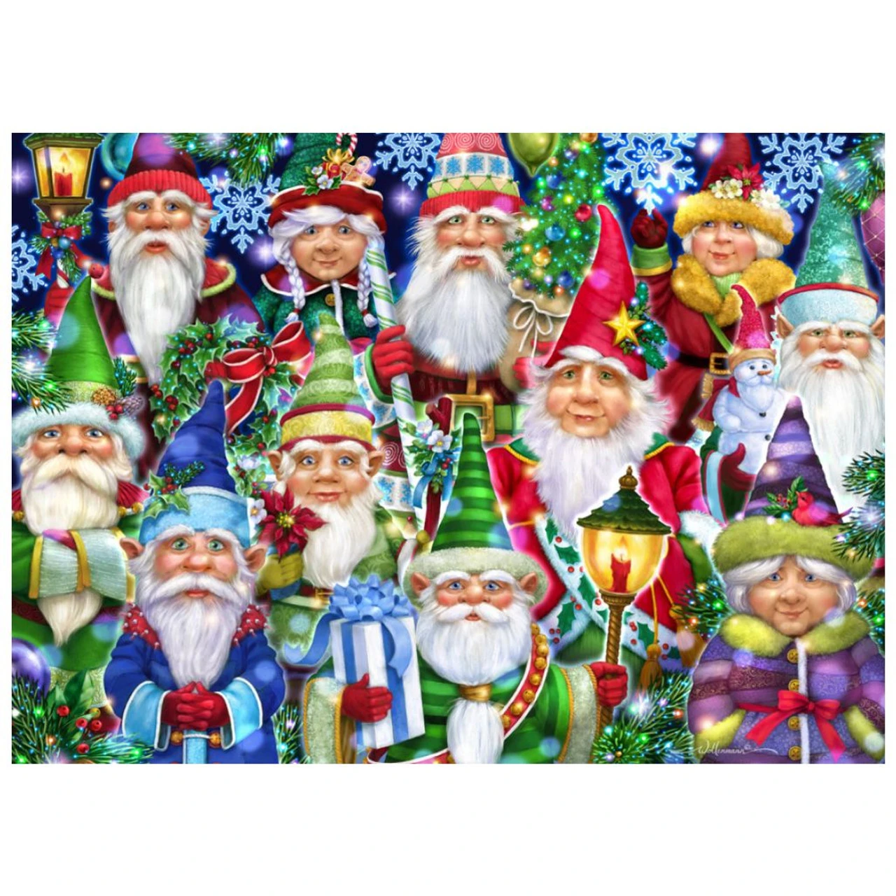 1000 Piece Christmas Gnomes Jigsaw Puzzle 3 1000 Piece Christmas Gnomes Jigsaw Puzzle