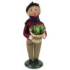 Byers' Choice - Boy With Holiday Greens Caroler -Holiday Supplies 163234 Byers Choice Boy With Holiday Greens 03264.1659363396