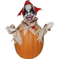 Clown Pumpkin Push-in Decor