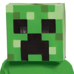 Minecraft Creeper Half Mask Child