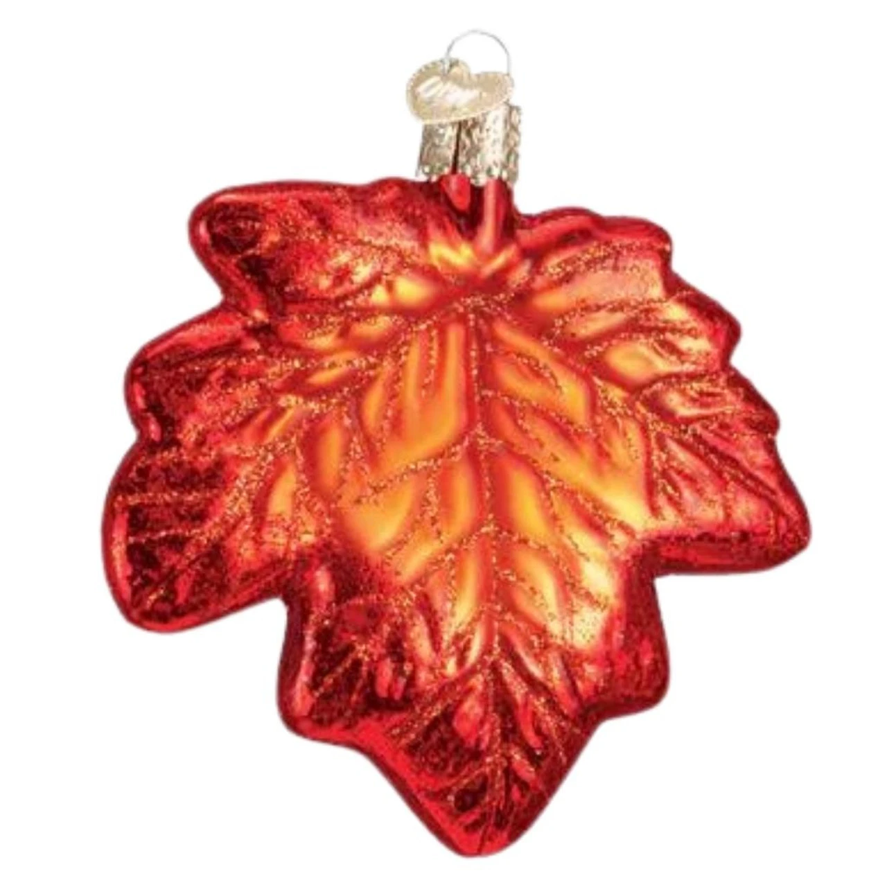 Old World Christmas - Red Maple Leaf Ornament 3 Old World Christmas - Red Maple Leaf Ornament