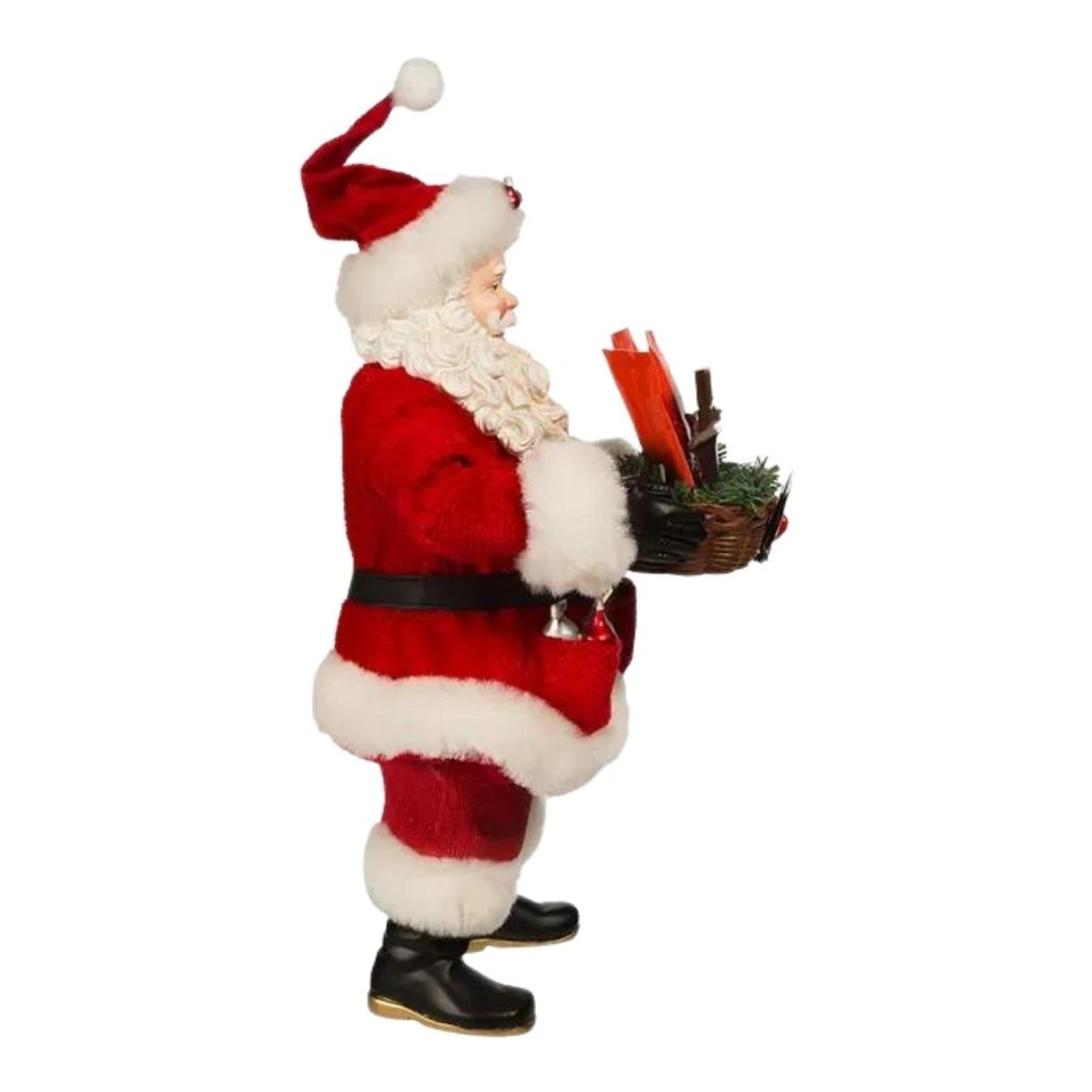 Kurt Adler - Hershey's Santa With Basket 4 Kurt Adler - Hershey's Santa With Basket - Image 2