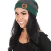 Slytherin Heathered Knit Beanie -Holiday Supplies 250032 10 FRONTF 90006.1589468470