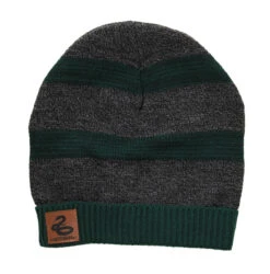 Slytherin Heathered Knit Beanie -Holiday Supplies 250032 30 FRONT 13875.1589468717