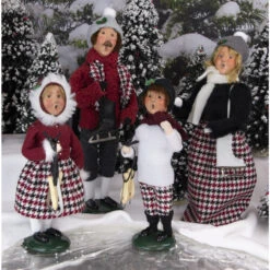 Byers' Choice Family With Skates Girl Caroler -Holiday Supplies 2 Byers Choice Family With Skates Caroler 95097.1684434140