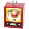 Retro Television Santa Mini Snow Globe