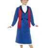 Childrens Victorian Nanny Costume, Blue, With Dress, Hat & Scarf, Large -Holiday Supplies 45625 89139.1603032887