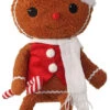 24" Fleece Gingerbread Boy Peppermint -Holiday Supplies 457184A 79527.1616770099