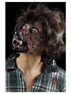 Make-Up FX, Foam Latex Werewolf Mouth Prosthetic, Brown, With Adhesive -Holiday Supplies 46788 5 99003.1602246082