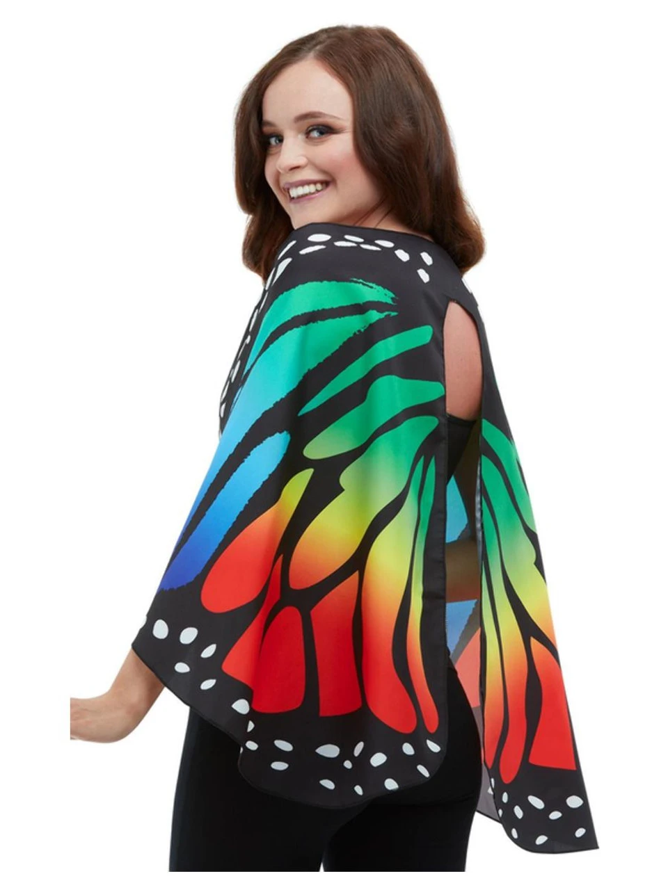 Smiffy's 30" Vibrantly Colored Monarch Butterfly Fairy Women Adult Halloween Wings Costume Accessory - One Size 4 Smiffy's 30" Vibrantly Colored Monarch Butterfly Fairy Women Adult Halloween Wings Costume Accessory - One Size - Image 2