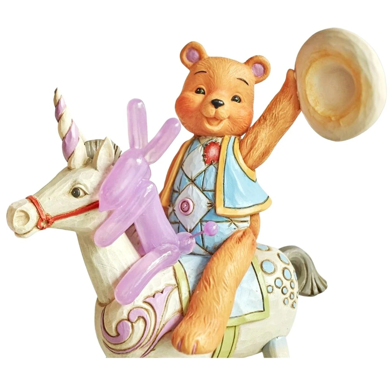 Jim Shore - Button And Squeaky - Button And Squeaky On Unicorn - Image 4