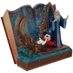 Jim Shore - Disney Traditions - Sorcerer Mickey Storybook -Holiday Supplies 510883 Jim Shore Disney Traditions Sorcerer Mickey Storybook right 65267.1657913319
