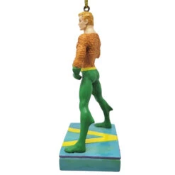Jim Shore - DC Comics - Aquaman Silver Age Ornament -Holiday Supplies 517076 Jim Shore DC Comics Aquaman Silver Age Ornament left 49697.1649869383