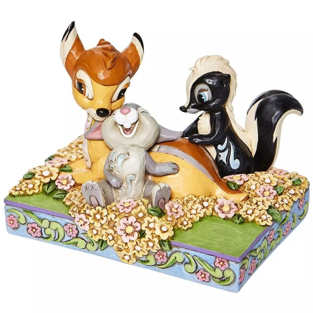 Jim Shore - Disney Traditions - Bambi And Friends In Flowers - Image 4
