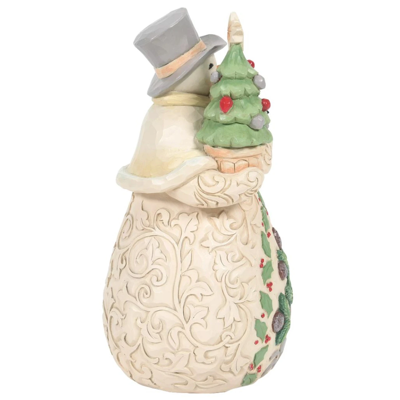 Jim Shore - Heartwood Creek - Woodland Snowman With Tree - Image 2