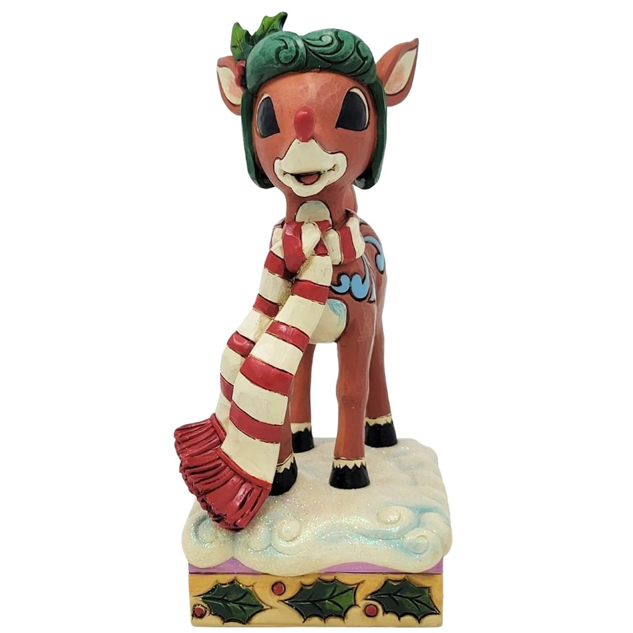 Jim Shore - Rudolph Traditions - Rudolph In Aviator Hat 4 Jim Shore - Rudolph Traditions - Rudolph In Aviator Hat - Image 2