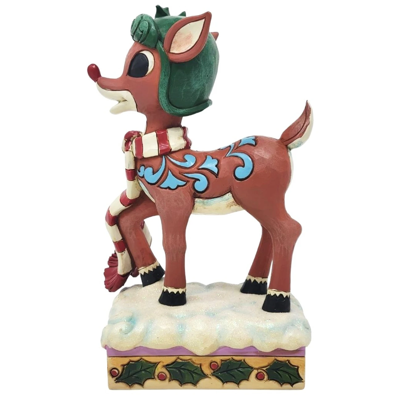 Jim Shore - Rudolph Traditions - Rudolph In Aviator Hat 5 Jim Shore - Rudolph Traditions - Rudolph In Aviator Hat - Image 3