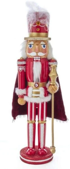 Kurt Adler 15" Red Velvet Nutcracker