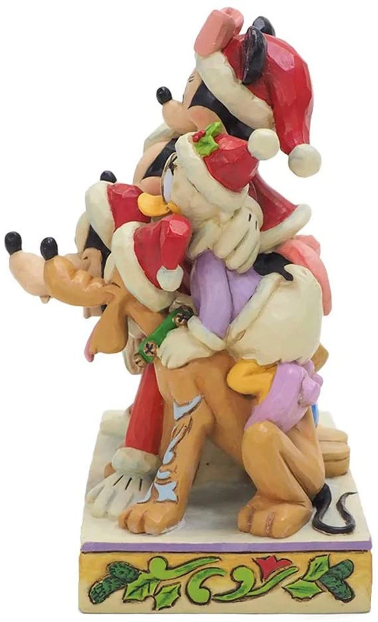 Jim Shore Disney Traditions Collection - Mickey And Friends "Piled High With Holiday Cheer" 6 Jim Shore Disney Traditions Collection - Mickey And Friends "Piled High With Holiday Cheer" - Image 4
