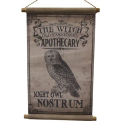 Vintage Halloween Canvas Night Owl Nostrum Design