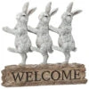 Bunny Rockettes Welcome Sign, 10"