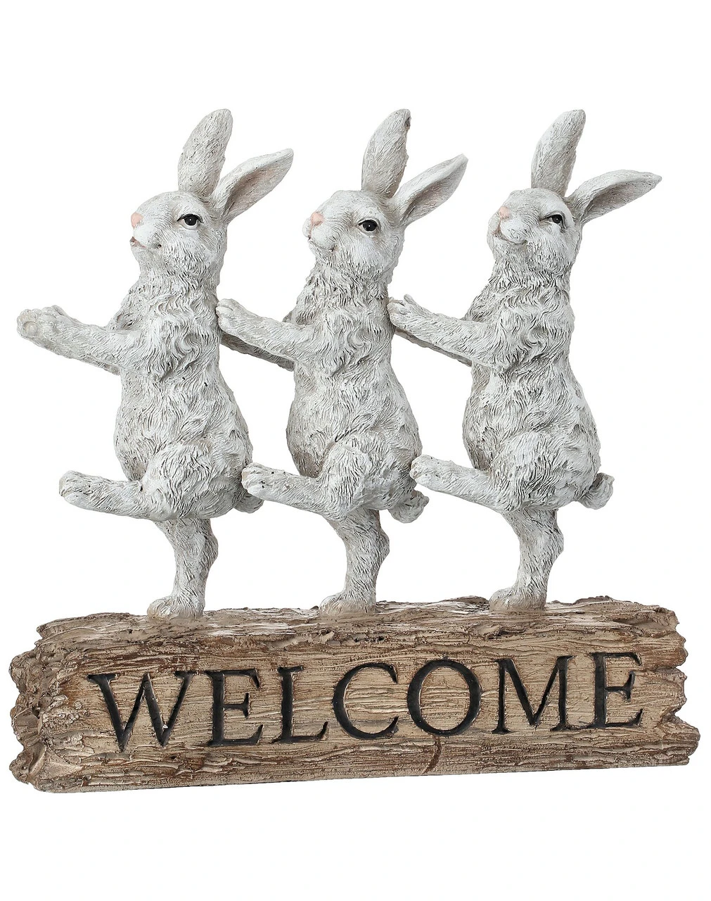 Bunny Rockettes Welcome Sign, 10" 3 Bunny Rockettes Welcome Sign, 10"