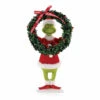 Possible Dreams Dr. Seuss The Grinch Decorates With Wreath Figurine