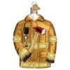 Old World Christmas - Firefighter Jacket Ornament -Holiday Supplies 712462 Old World Christmas Firefighter Jacket Ornament 24550.1654711918