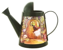 Stony Creek - Garden Gnome Looking Out Door Watering Can Lantern