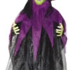 3' Lit Hanging Witch -Holiday Supplies 75503 60554.1588273616