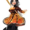 24" Sitting Witch Wearing An Orange Hat -Holiday Supplies 814140c front 50988.1635781242