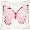 Pink Beaded Butterfly Pillow 12" X 12" -Holiday Supplies 81rqR96sapL. AC SL1500 67923.1611068297