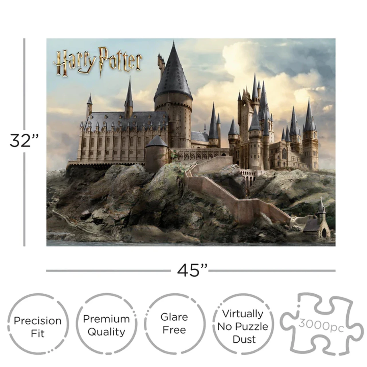 Harry Potter Hogwarts 3000 Piece Jigsaw Puzzle 4 Harry Potter Hogwarts 3000 Piece Jigsaw Puzzle - Image 2